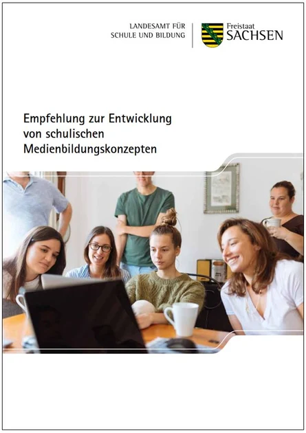 Titelblatt der Empfehlung zur Entwicklung von schulischen Medienbildungskonzepten