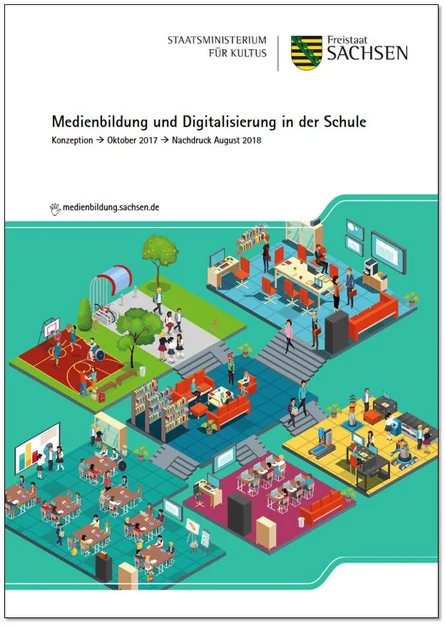 Titelbild der Konzeption »Medienbildung und Digitalisierung in der Schule«