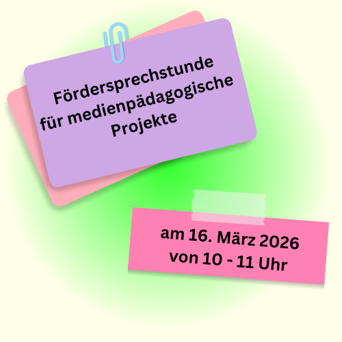 Werbegrafik für Fördersprechstunde