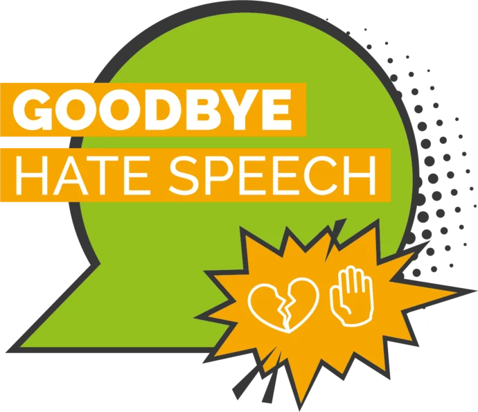 Logo von Goodbye Hate Speech