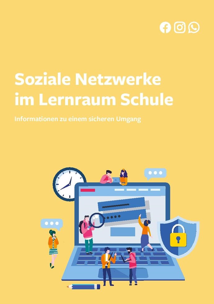 Publikation Leitfaden "Soziale Netzwerke im Lernraum Schule"