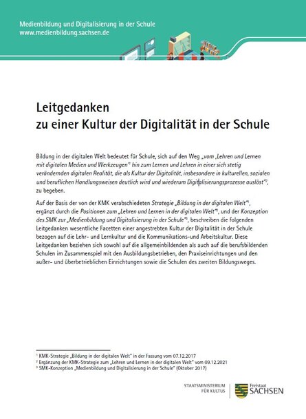 Leitgedanken Kultur der Digitalität in der Schule