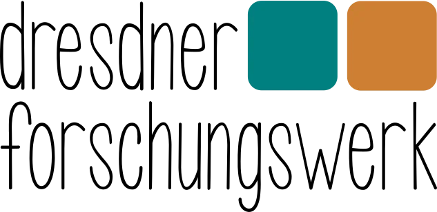 Logo vom Dresdener Forschungswerk mit dem Text an sich.