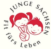 Logo vom Programm "Junge Sachsen fit für´s Leben"